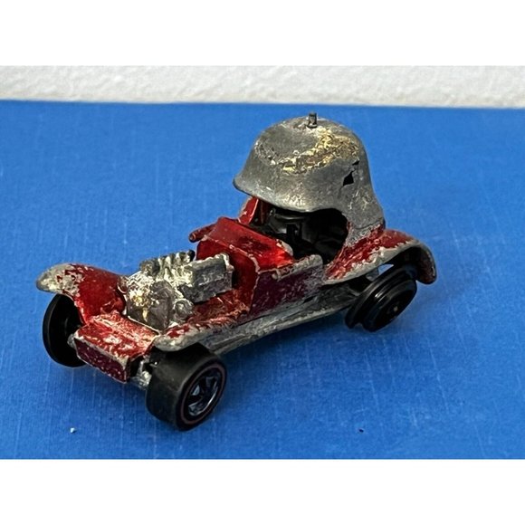 Hot Wheels Redline Red Baron Most Iconic Hot Wheels Ever Has Spiked Helmet - Picture 2 of 11